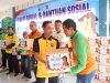Terminal Jati Mendadak Hijau! Polres Kudus Tanam Pohon dan Salurkan 100 Paket Bantuan untuk Warga