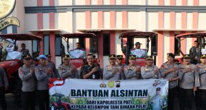 Gebrakan Polresta Pati: 4 Traktor Disalurkan, Petani Makin Kuat Wujudkan Swasembada Pangan