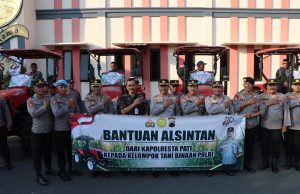 Gebrakan Polresta Pati: 4 Traktor Disalurkan, Petani Makin Kuat Wujudkan Swasembada Pangan