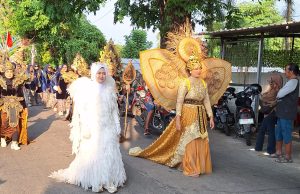 Ribuan Warga Padati Jalan Desa, Kirab Budaya Buka Luwur Mbah Raden Brojo Kusumo Berlangsung Meriah