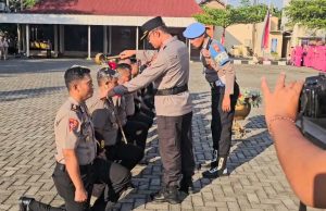 Naik Pangkat Bukan Hadiah! Kapolresta Pati Ingatkan 97 Anggota Soal Amanah dan Integritas