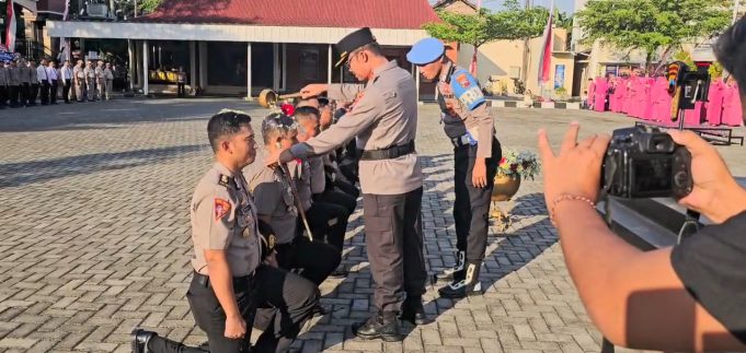 Naik Pangkat Bukan Hadiah! Kapolresta Pati Ingatkan 97 Anggota Soal Amanah dan Integritas