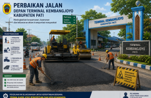 Jalan Depan Terminal Pati Ditarget Rampung Pertengahan Juli 2026
