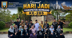 Ucapan selamat Hari Jadi Kabupaten Rembang ke 285