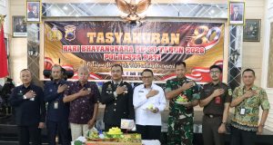 Forkopimda Kompak Hadiri Tasyakuran Hari Bhayangkara ke-80, Kapolresta Pati Sampaikan Komitmen Besar untuk Masyarakat