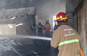Gudang Sparepart Motor di Kudus Dilalap Api, Cat dan Tiner Bikin Kobaran Cepat Membesar