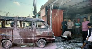 Baru Isi BBM, Suzuki Carry Mendadak Terbakar di SPBU Winong Pati