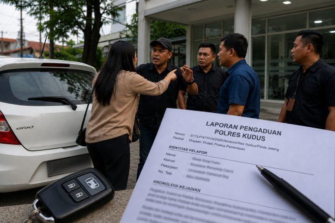 Diduga Dirampas Debt Collector, Perempuan Asal Jepara Laporkan Kasus ke Polres Kudus Foto ilustrasi lintaspantura. Co. Id