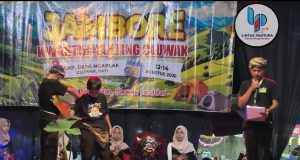 “Gedabrus” MTs Manbaul Falah Desa Gerit Tuai Pujian di Pentas Seni Jambore Kwarran Cluwak