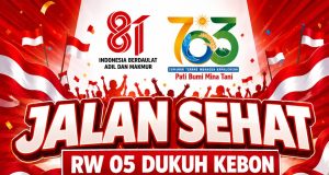 Rayakan HUT RI ke-81, Panitia Jalan Santai RW 5 Wedarijaksa Siapkan Tiga Ekor Kambing sebagai Hadiah Utama