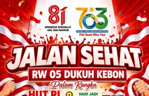 Rayakan HUT RI ke-81, Panitia Jalan Santai RW 5 Wedarijaksa Siapkan Tiga Ekor Kambing sebagai Hadiah Utama