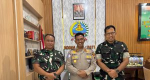TNI-POLRI MAKIN SOLID! KAPOLRESTA PATI SAMBANGI MAKODIM DAN SUBDENPOM