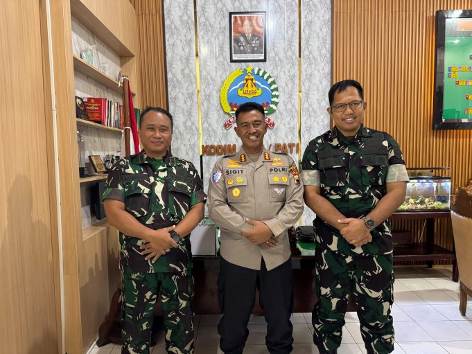 TNI-POLRI MAKIN SOLID! KAPOLRESTA PATI SAMBANGI MAKODIM DAN SUBDENPOM