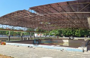 KOLAM RENANG SEPI, ANGGARAN NYARIS Rp400 JUTA! PROYEK WERGU WETAN PEKERJA CUMA 3 ORANG