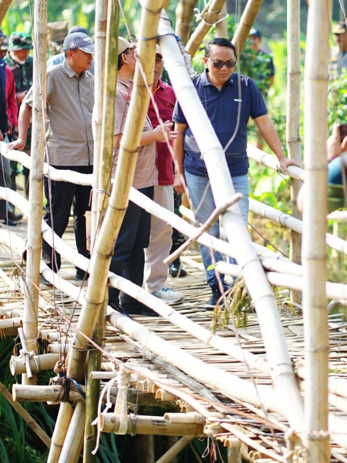 Rusak Akibat Diterjang Banjir, Jembatan Penghubung Wedusan – Lendoh Segera Diperbaiki dan Diperlebar
