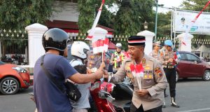 Merah Putih Berkibar Serentak! Polresta Pati Sebar 11.000 Bendera Jelang HUT RI ke-81