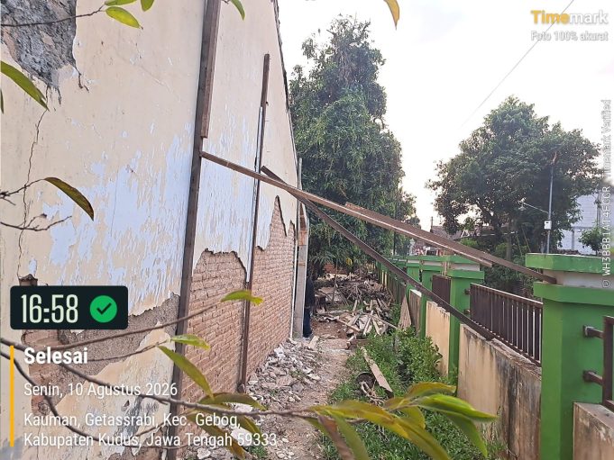 Anggaran Rp3,3 Miliar Dipertanyakan! Proyek Revitalisasi SD di Kudus Diduga Bermasalah, Material Polos Jadi Bukti