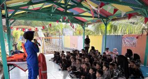 Bukan Sekadar Bermain! 182 Anak TK Dikenalkan Bahaya Laut dan Sungai, Polisi Turun Langsung Ajarkan Cara Selamat