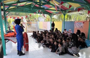 Bukan Sekadar Bermain! 182 Anak TK Dikenalkan Bahaya Laut dan Sungai, Polisi Turun Langsung Ajarkan Cara Selamat
