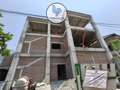 Pembangunan Gedung 3 Lantai Lab dan Perpustakaan MAN 2 Pati Capai 60 Persen