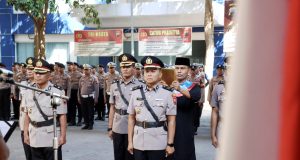 Empat Pejabat Utama Polres Kudus Berganti! Kapolres AKBP Wahyu Sulistyo Beri Pesan Tegas kepada Pejabat Baru